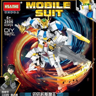 Compatible With Lego Gundam Model Barbatos Wolf King Sharjah Angel Angel Storm Boy Assembled Building Block Toys Shopee Singapore