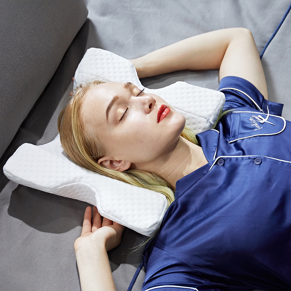 Sleep Home Ice Silk Curved Detachable Slow Rebound Office Arm