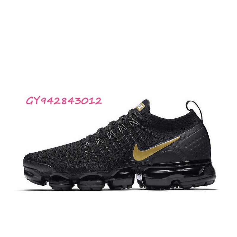 air vapormax flyknit 2 black gold