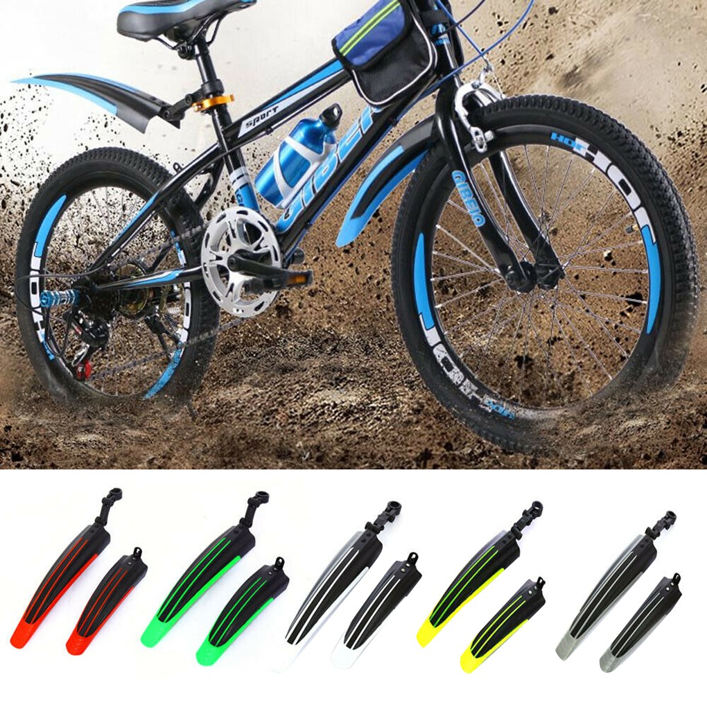 1 Pair Bicycle Front Rear Mud Guards 