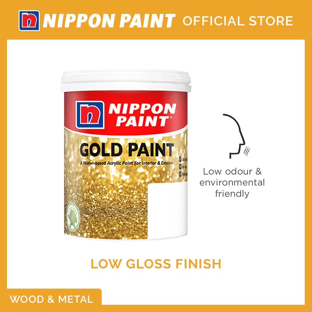 Nippon Paint Gold Paint Gloss 250g/1KG Shopee Singapore