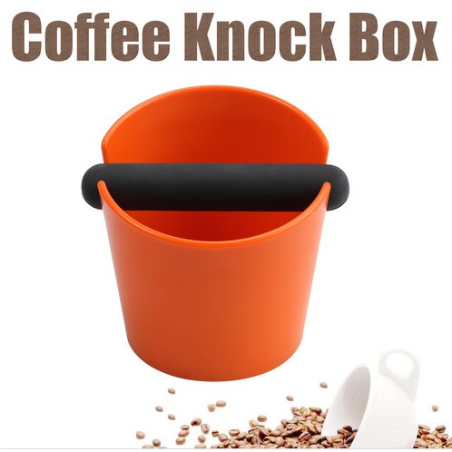 Coffee Knock Box Bin Grinds Tamper Waste Tamp Tube Stainless Steel