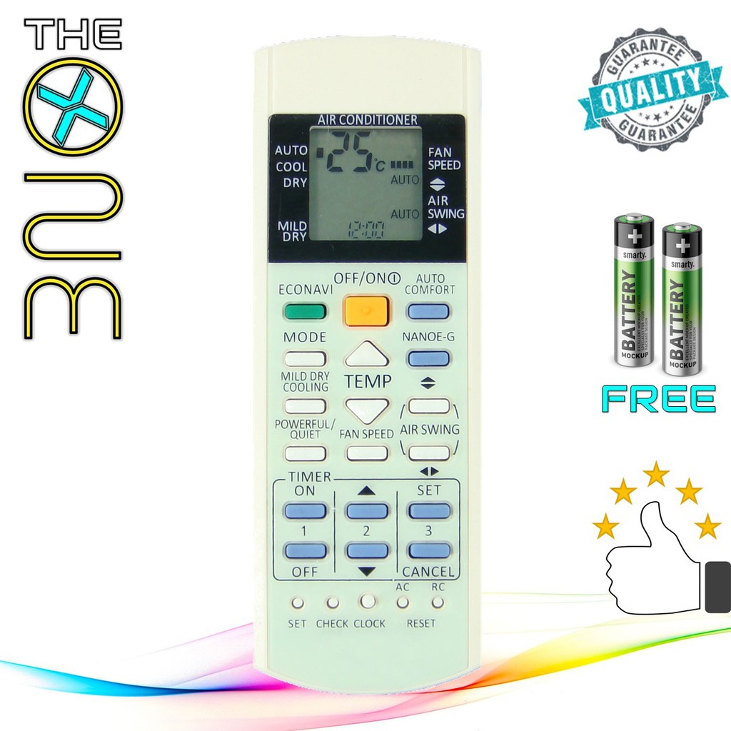PANASONIC Aircon Remote Control A75C4185 Shopee Singapore