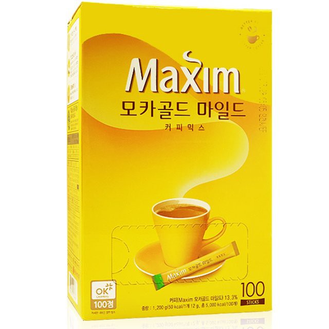 Korean Coffee Maxim Mocha Gold Mild Coffee Mix 50 100 160t Shopee Singapore