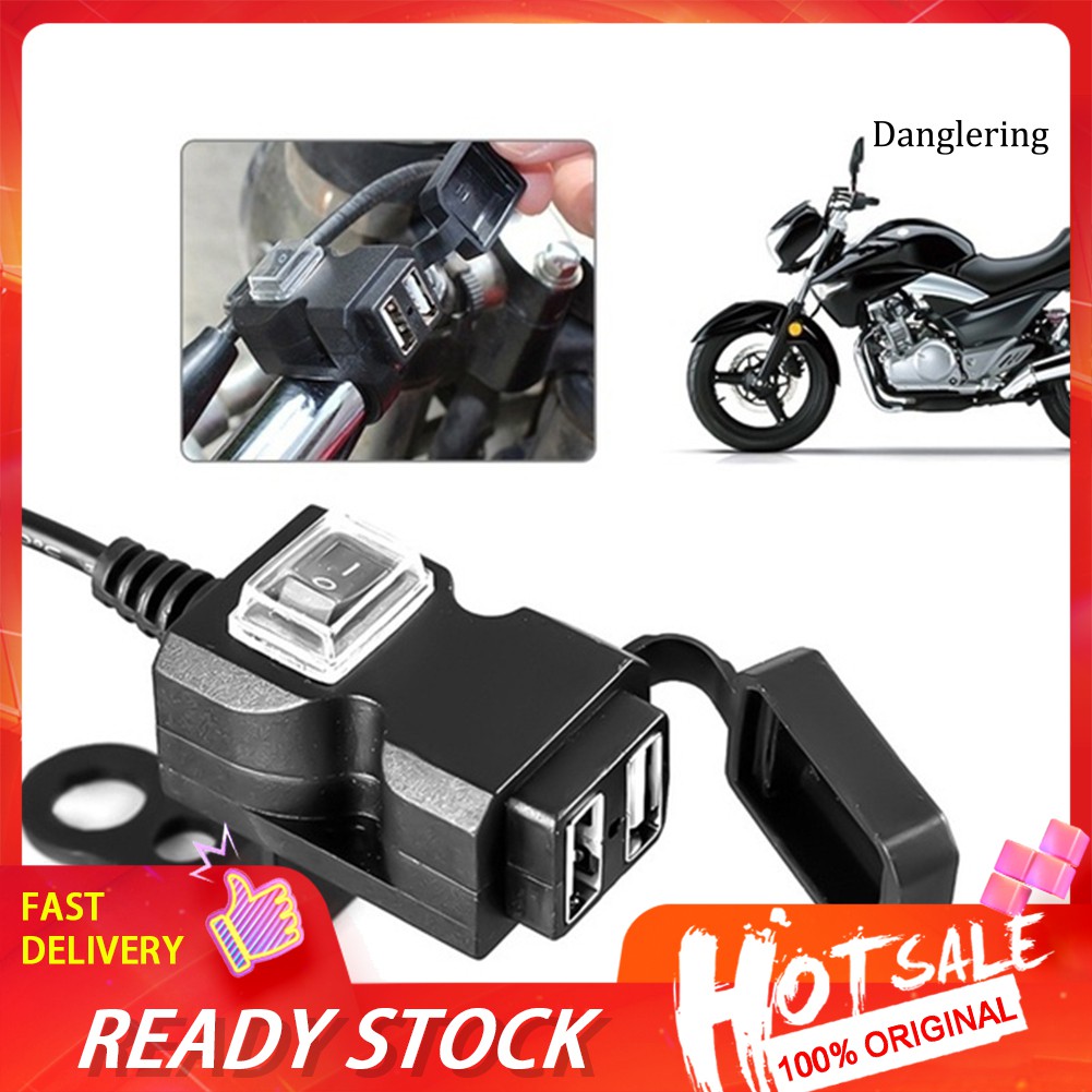 motorcycle phone charger adapter