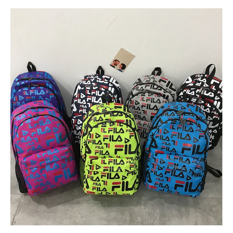 colourful school bags