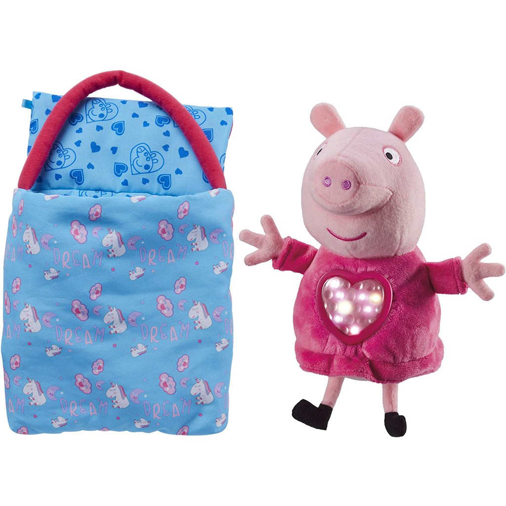 peppa pig sleepover plush toy