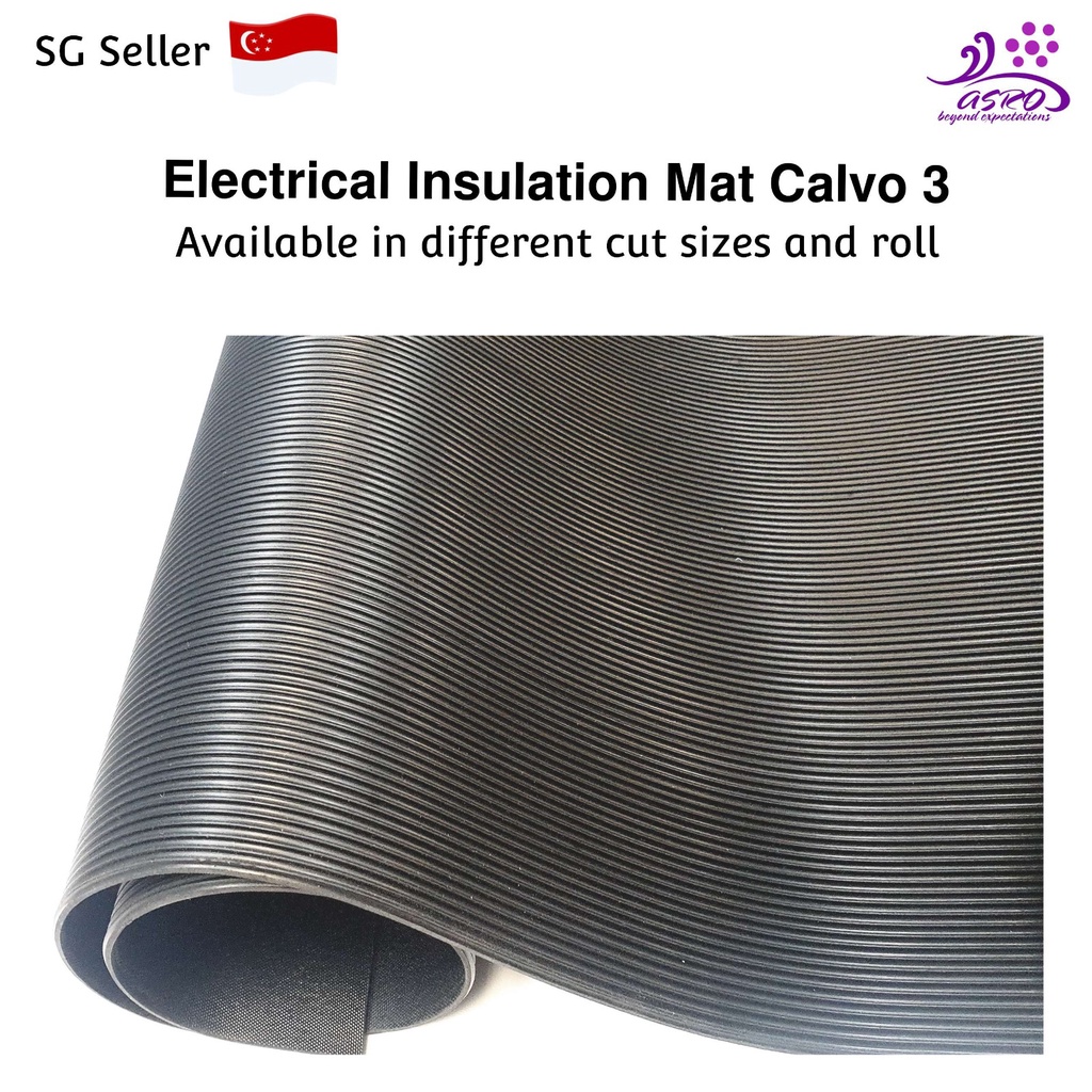 CAL.3 Electrical Insulation mat (Corrugated) (SG) Safety Mat for ...