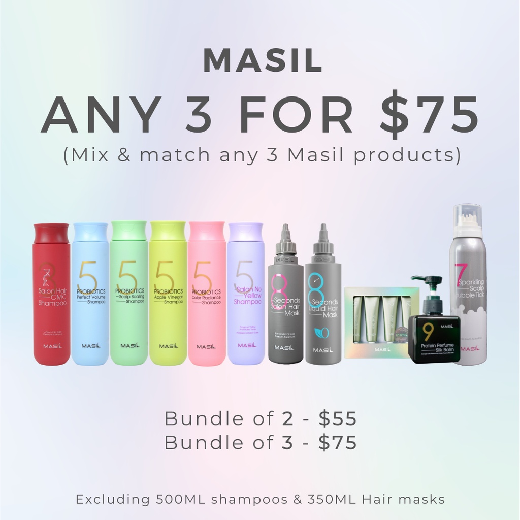 Masil 3 for $75 Bundle [INSTOCK] | Shopee Singapore
