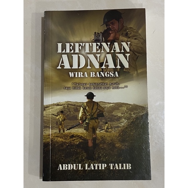 Novel Leftenan Adnan Preloved Shopee Singapore