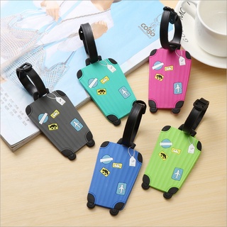 [KWY Storage Hall] Luggage Tag Straps Travel Label Boarding Pass Suitcase Packing Strap Cartoon Listing Consignment Plate