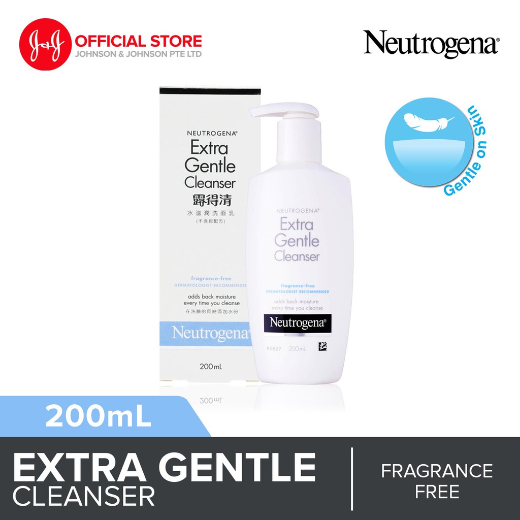 neutrogena extra gentle cleanser 200ml