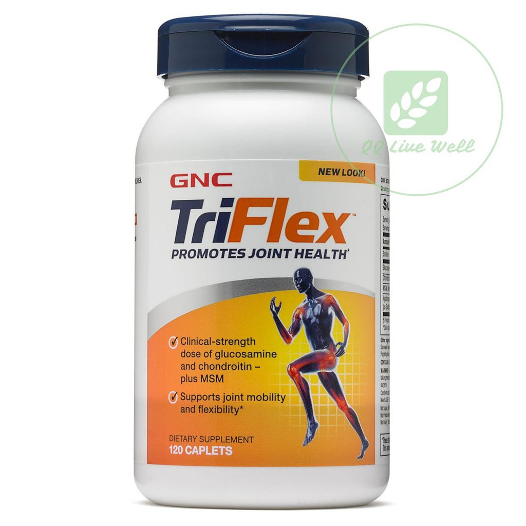 GNC Triflex 120 Caplets Exp: Dec 2022 Glucosamine Chondroitin & MSM ...