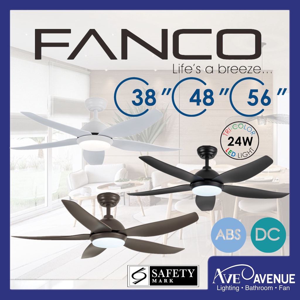 Fanco Ceiling Fan Remote Control Shelly Lighting