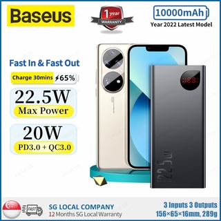 Baseus Adaman 22.5W Fast Charge 20000mAh(3 inputs 3 outputs)/30000mAh(2 inputs 3 outputs)/Powerbank/ PD3.0 & QC3.0