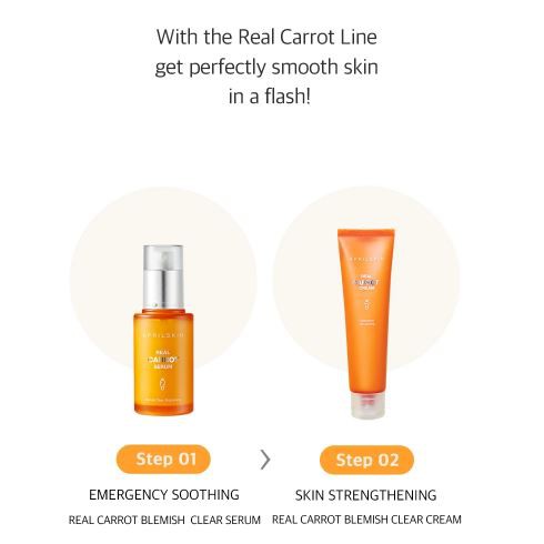 real carrot blemish clear cream