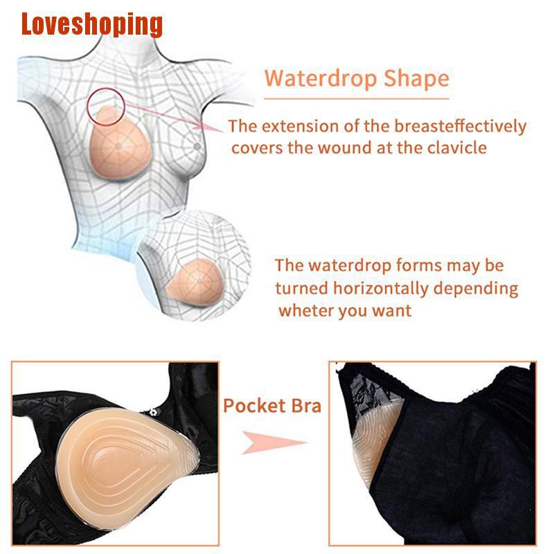 Image of Loveshoping Silicone Breast Form Support Artificial Spiral Silicone Breast Fake False Breast #6