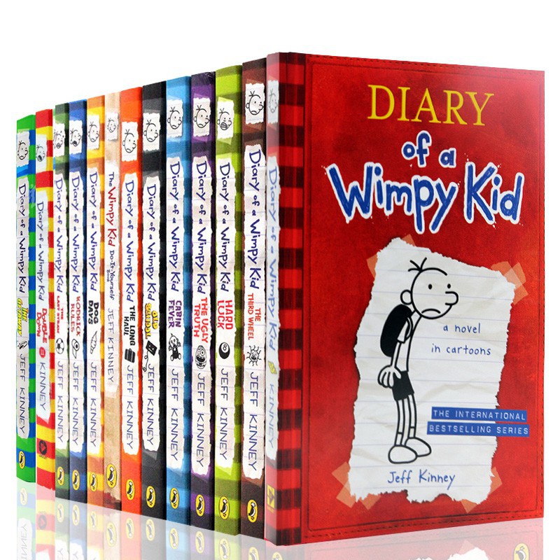 (13 books) Diary Of A Wimpy Kid 113 Boxset Jeff Kinney