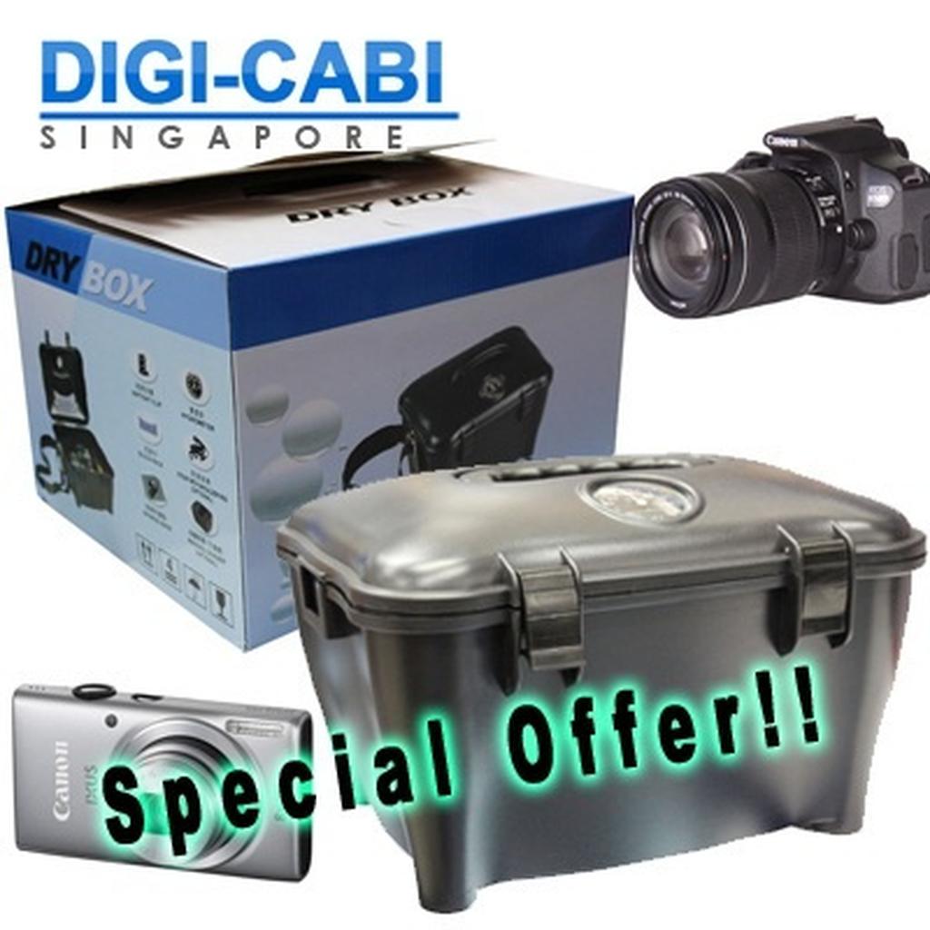 DIGICABI DRY BOX WITH HUMIDITY METER + SILICA GEL FOR CAMERA INSTRUMENTS Shopee Singapore