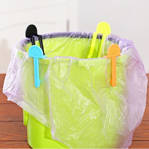 Trash Bag Clips Garbage Clips Trash Can Not Digestion 2pc Random