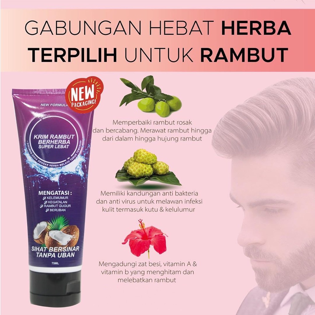 Krim Rambut Berherba Shopee Singapore