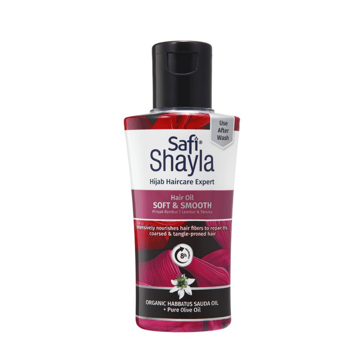 Safi Shayla Minyak Rambut 100ml Hair Oil Soft Smooth Anti Dandruff Hair Fall Control Organic Habbatus Sauda Oil Shopee Singapore