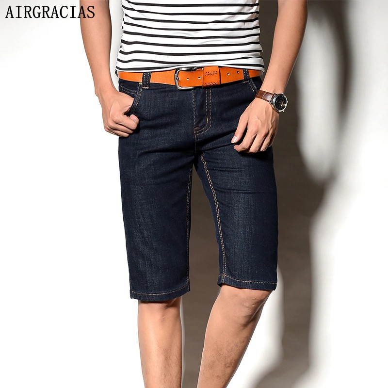 Jeans Shorts New Fashion Men Brand Clothing Summer Mens Cotton Bermuda Breathable Male Size 28 42 Birthday Present Shopee Singapore