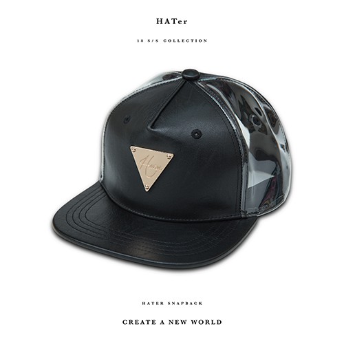 hater snapback leather