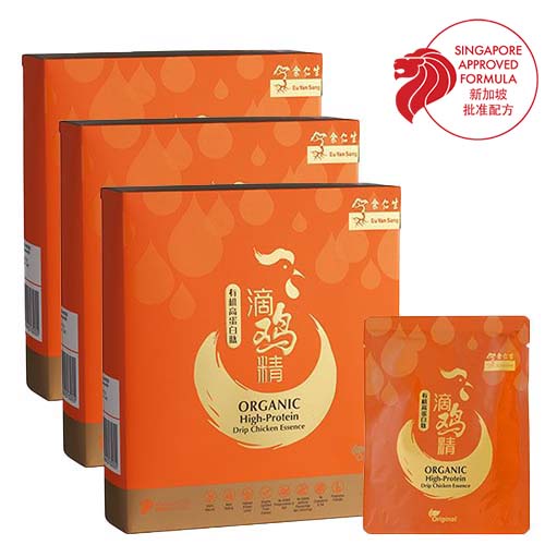 Eu Yan Sang [Bundle of 3] Organic High Protein Drip Chicken Essence 6 ...