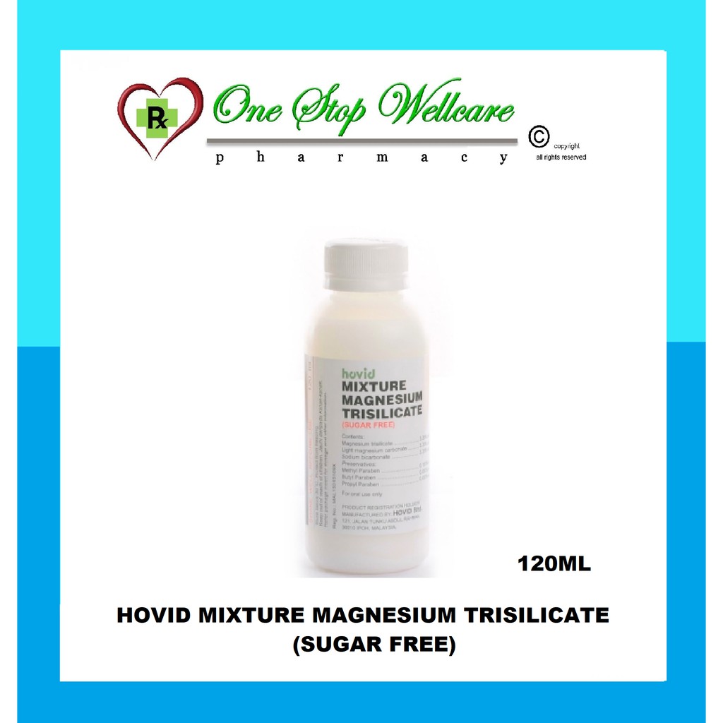 HOVID MIXTURE MAGNESIUM TRISILICATE (MMT) 120ML (EXP 12/2024) Shopee