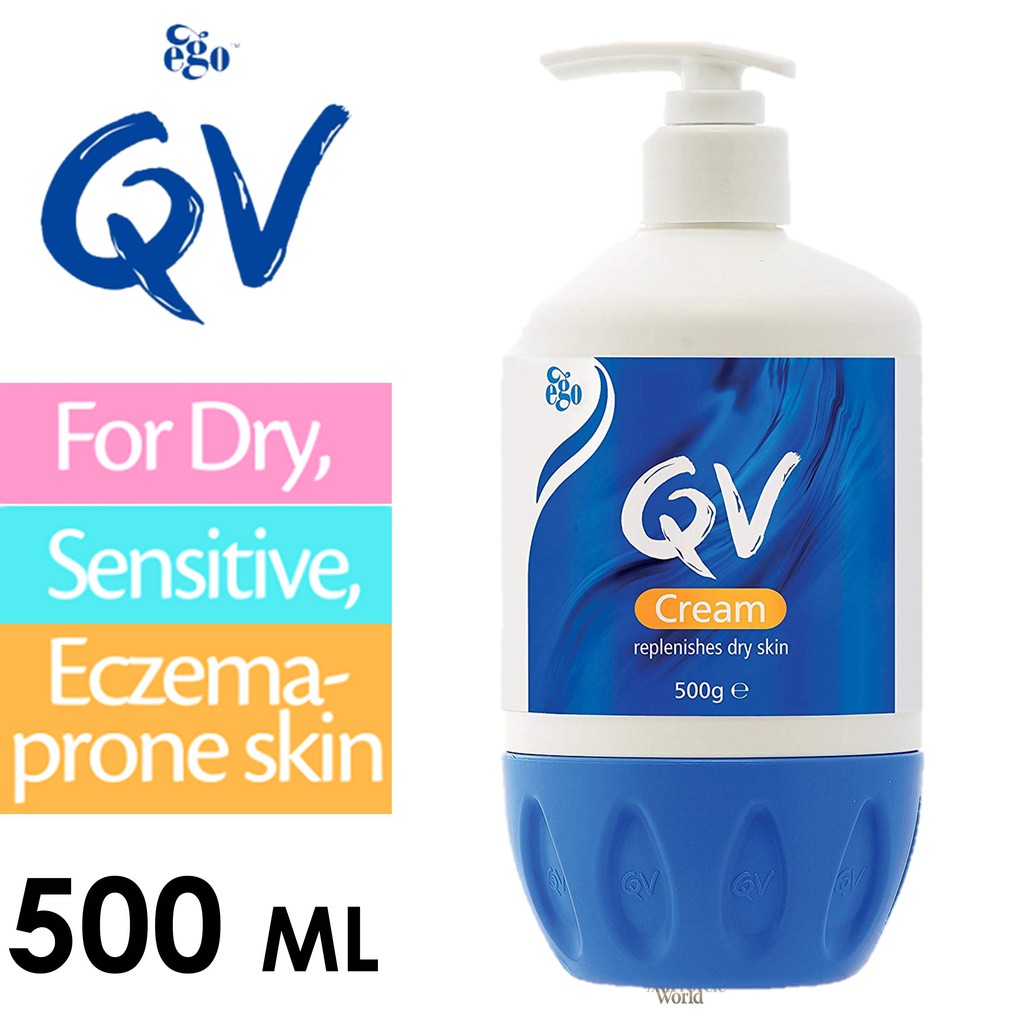 Ego Qv Cream 500ml For Dry Or Eczema Prone Skin Super Value Size Shopee Singapore