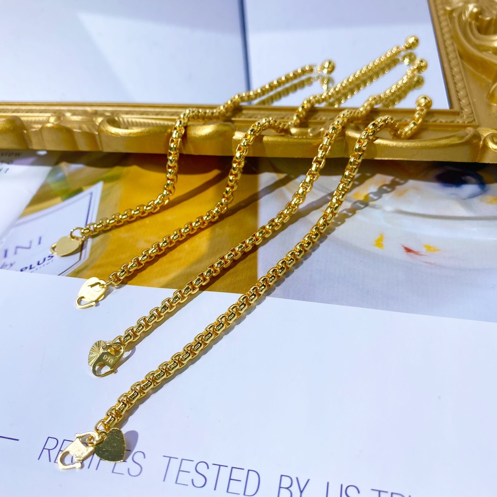 Image of jewellery emas cop 916 gold bracelet kids bracelet emas korea bracelet gold plated bracelet 916 gold bracelet #4