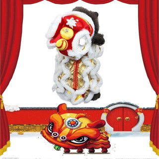 Pet Clothes Chinese New Year Lion Dance Costume Dog Clothes Adorable ...