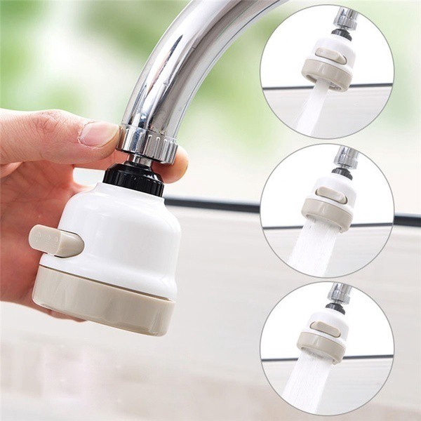 TIK TOK 360° Kitchen Shower Rotatable Faucet Adjustable Three-speed ...