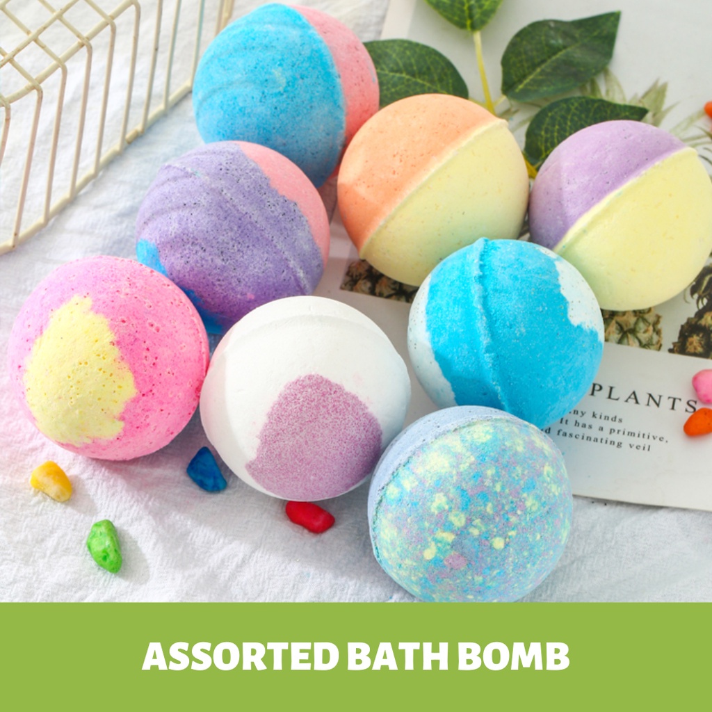 Assorted Colourful Essential Oil Aromatherapy Bath Bomb Bath Salt