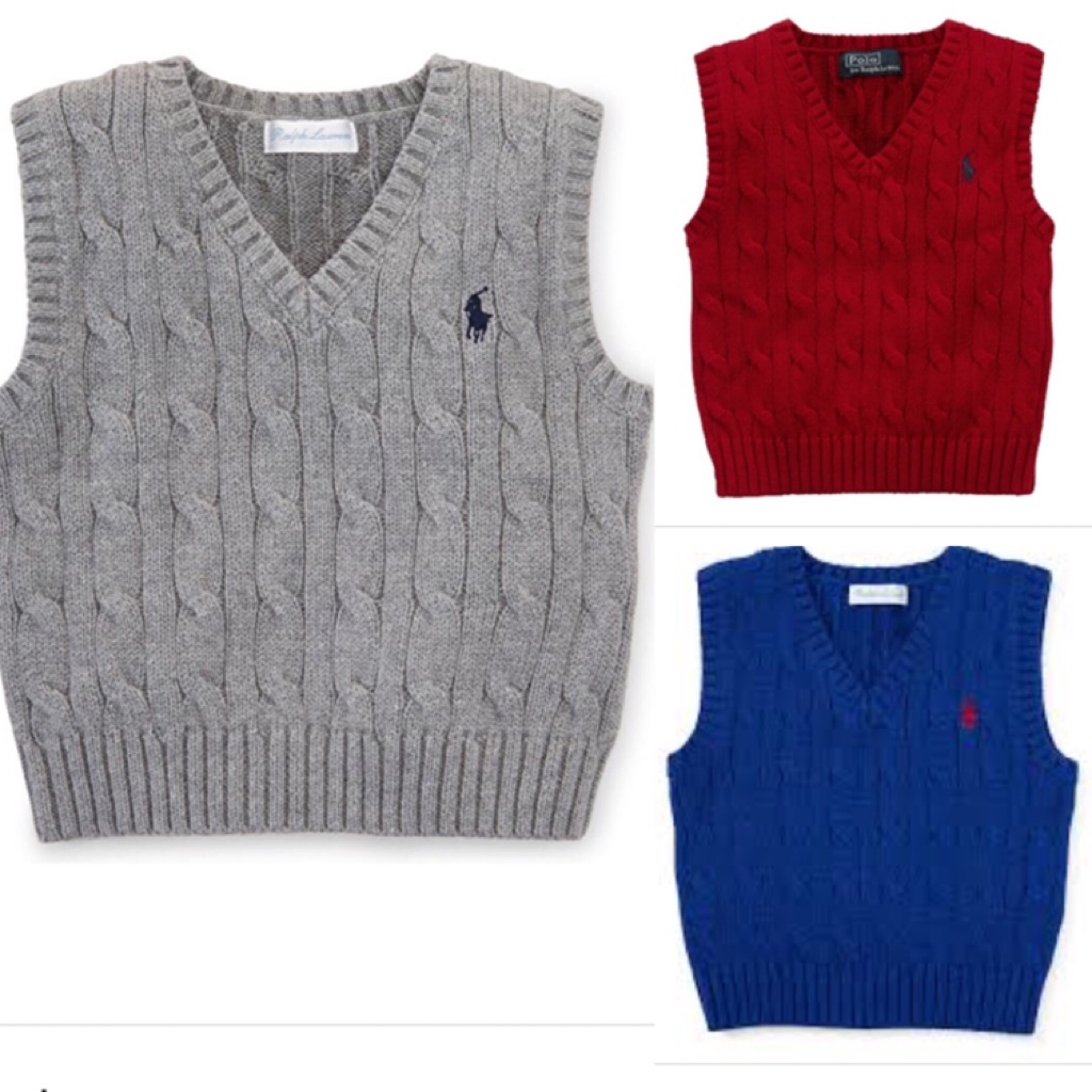 ralph lauren vest knit