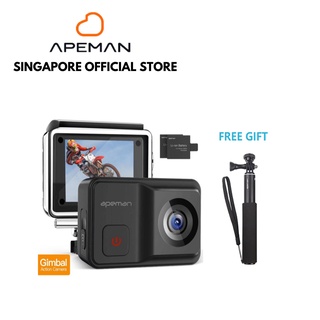 APEMAN A80 4K Ultra Hd  6-Layer Glass Lens Action Camera Water 