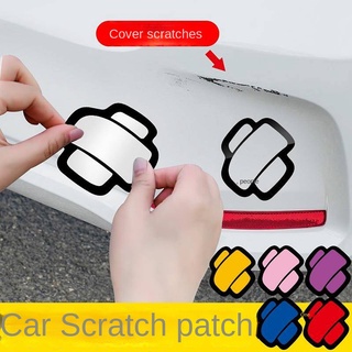 Creative Patch Cover Scratches Bumper Stickers Band-Aid Gas Tank Decals Personality Funny Decorative Body Sticker Bandage Bumper Stickers Car Stickers xLKW
