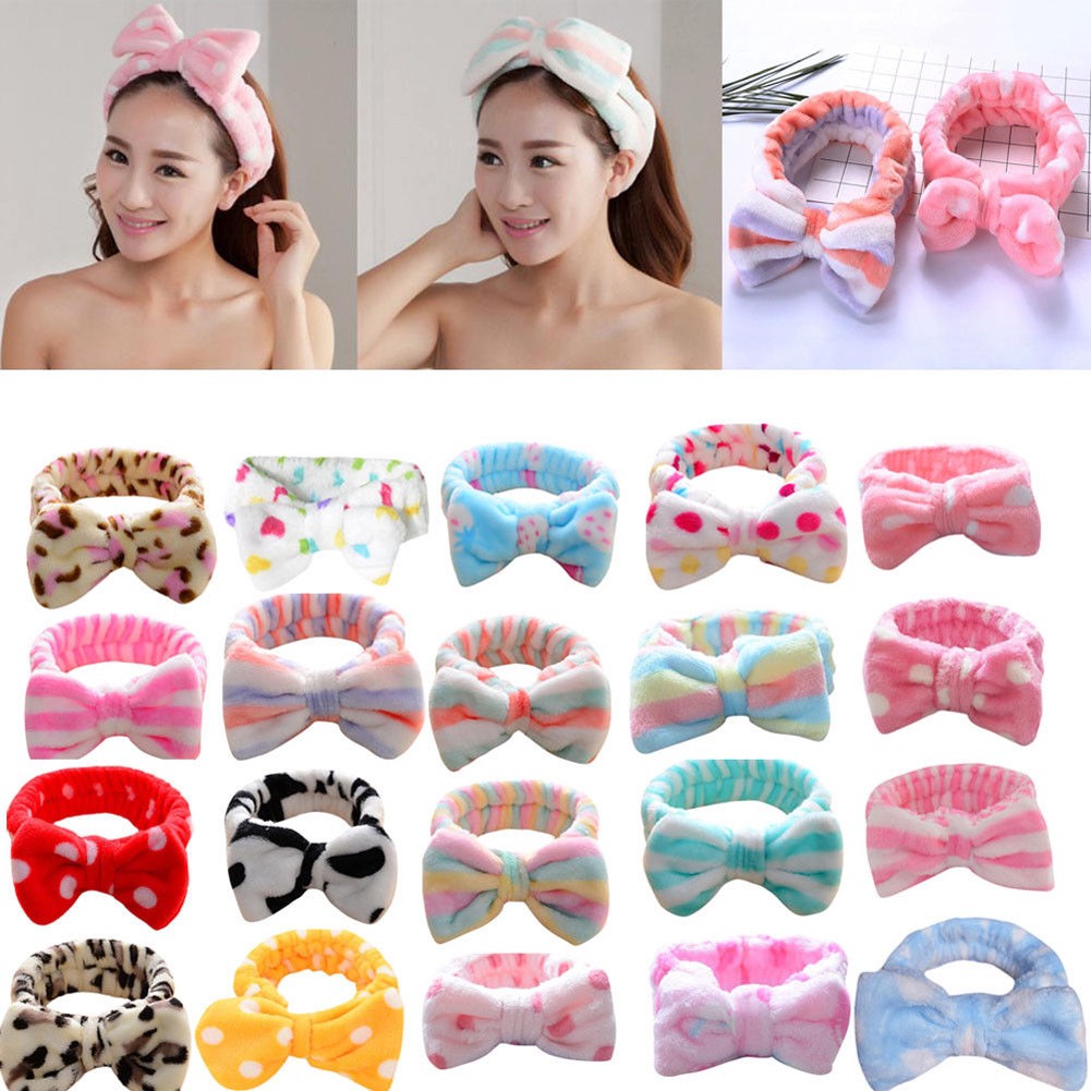 big bow headband for makeup