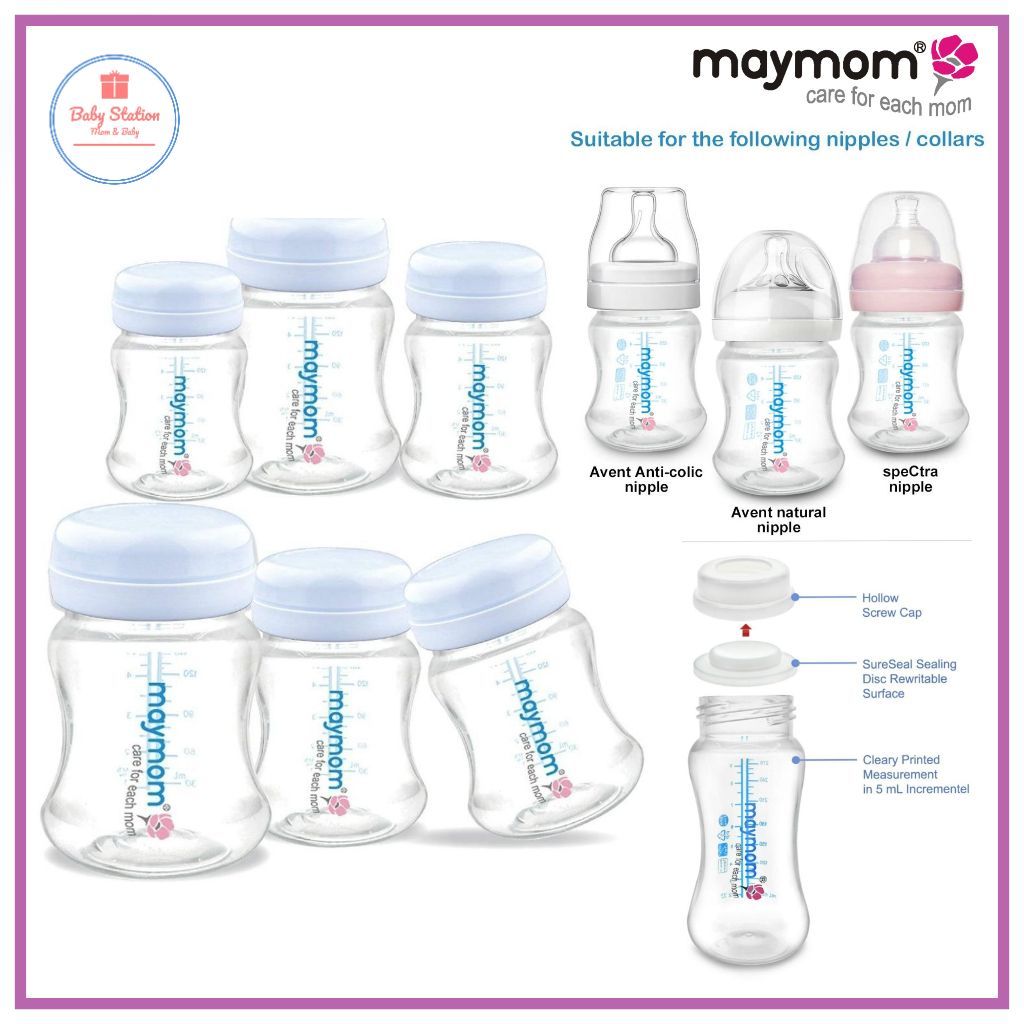 Tommee Tippee - Closer to Nature Melk opslag potje - 4 stuks - Zwanger