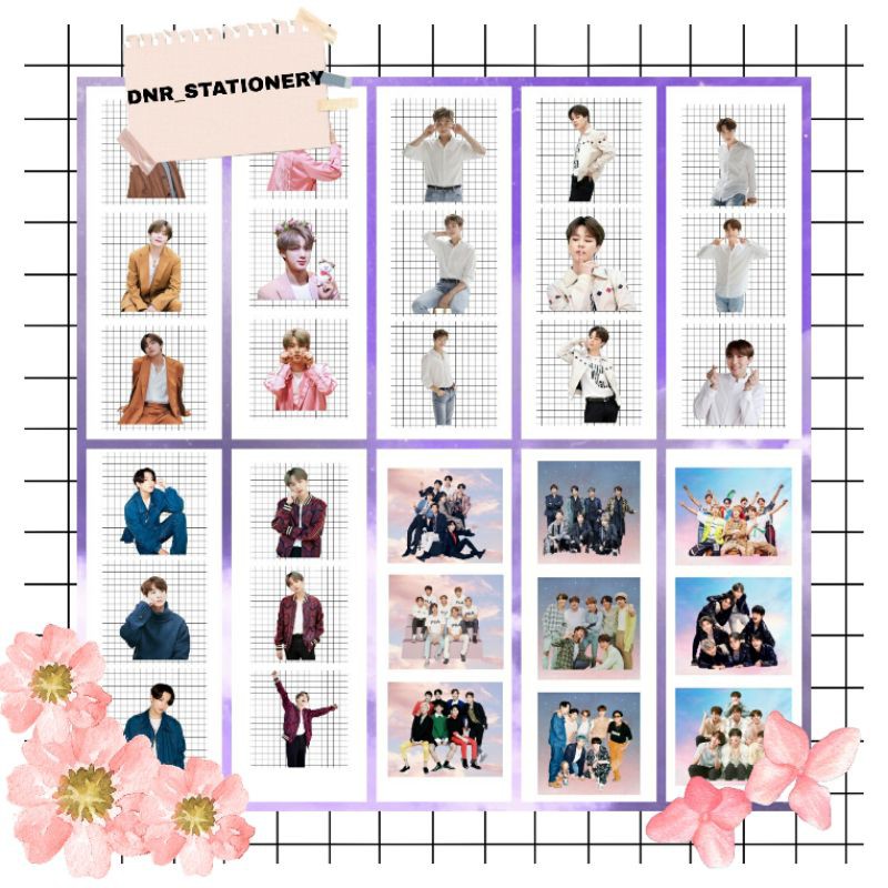 Dnr_stationery - Bts Army Cute Photo Strip | Shopee Singapore