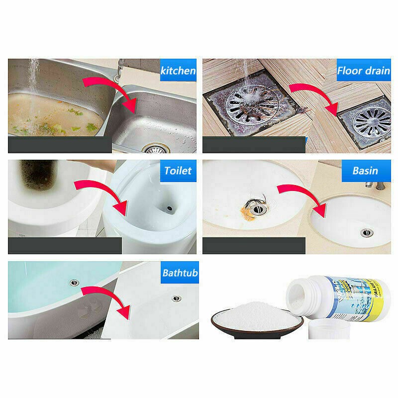 Oraginal Wild Tornado Powerful Sink Drain Cleaner High Efficiency Clog Remover 110g Shopee Singapore