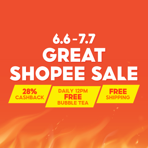 6 6 7 7 Gss Sale 2021 28 Cashback Daily 12pm Free Bubble Tea Free Shipping Shopee Singapore
