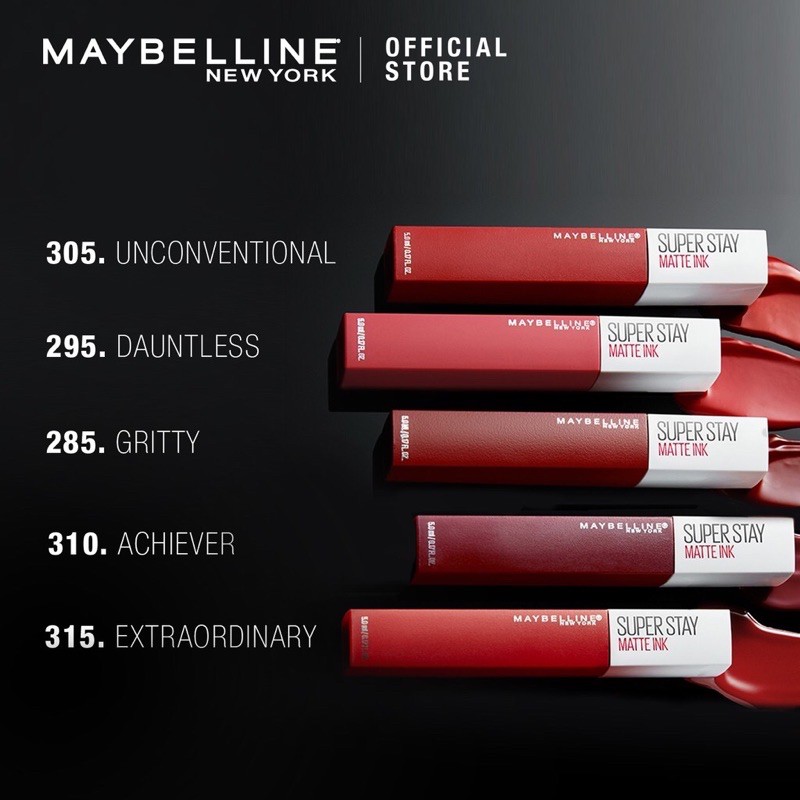 Maybelline Superstay Matte Ink New Shade Spiced Red Edition Original Shopee Singapore