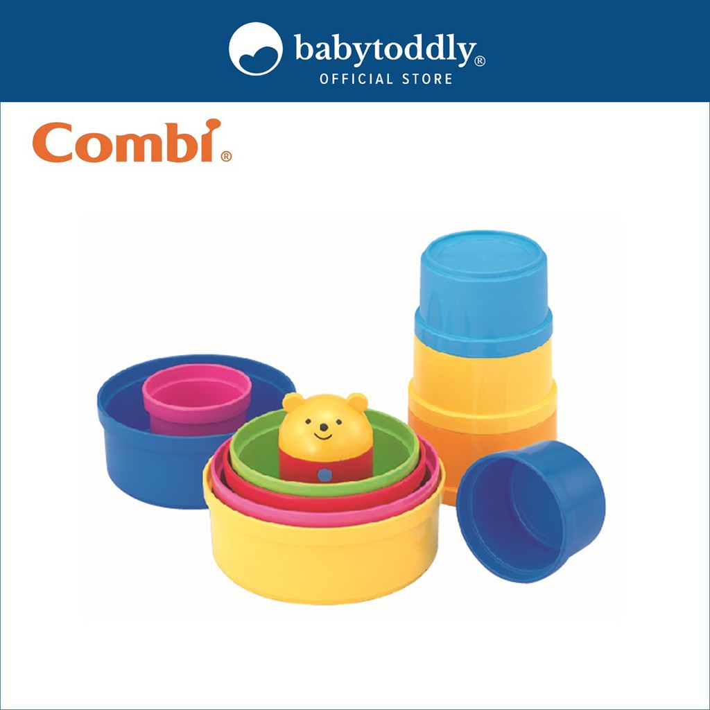 COMBI Baby Toys Stacking Cups Shopee Singapore