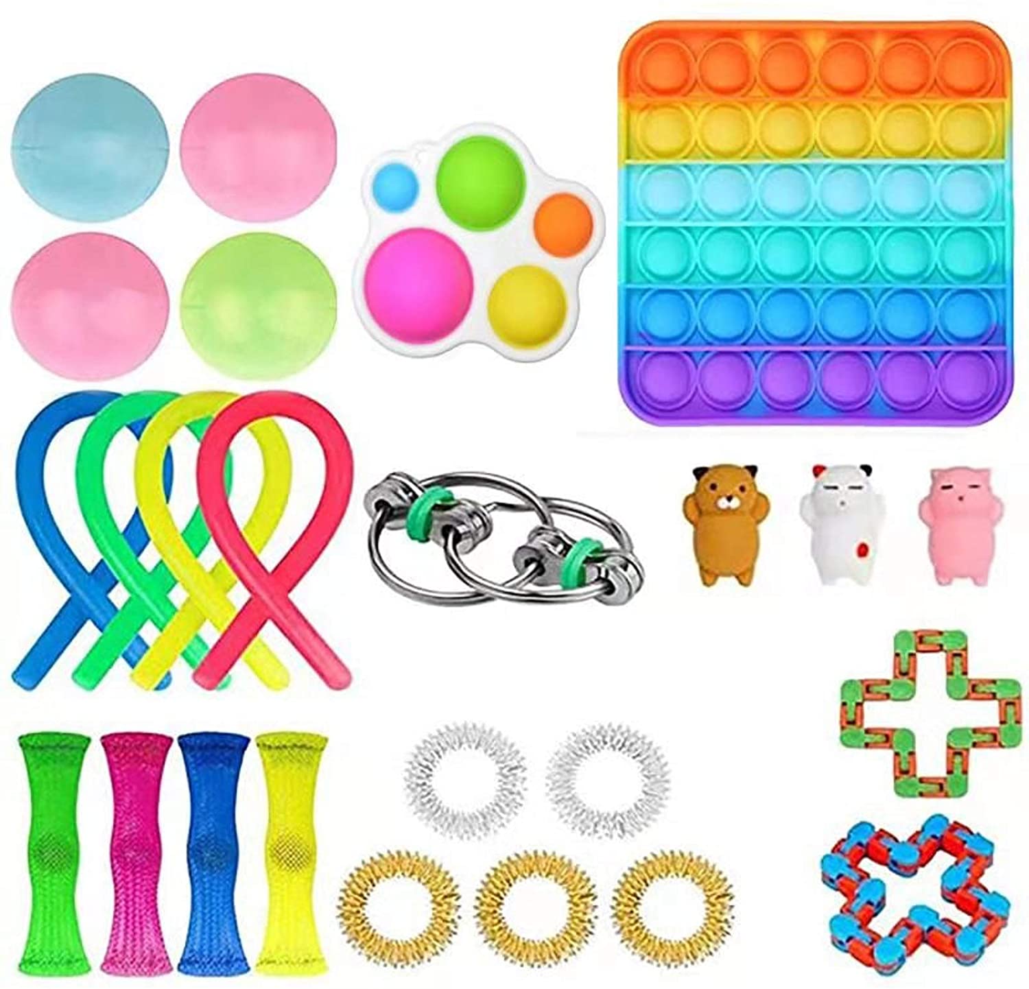 Download 24 Pcs Fidget Toy Set, Cheap Sensory Fidget Toys Pack for ...