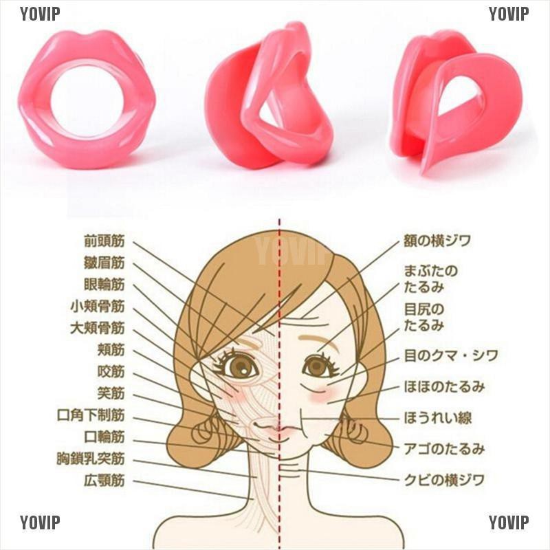 Yovip Silicone Anti Wrinkle Anti Ageing Face Slimmer Muscle Exercise Lip Trainer Gym Shopee Singapore