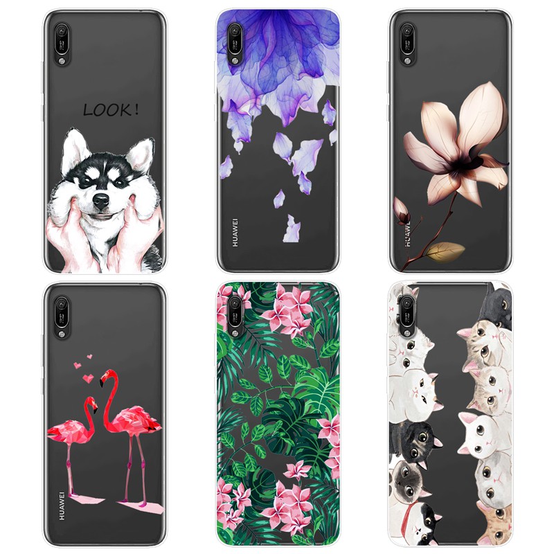 Huawei Y6 Pro 2019 Printed Case Cartoon Back Cover For Huawei Y6 Pro 2019 Soft Silicone Tpu Case For Huawei Y6 Pro 2019 Shopee Singapore