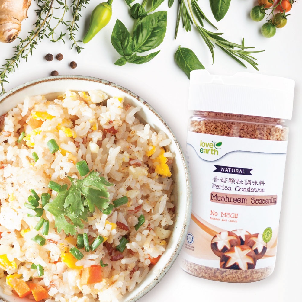 Love Earth Mushroom Seasoning Powder 150g x 2 (Twin Pack) Shopee