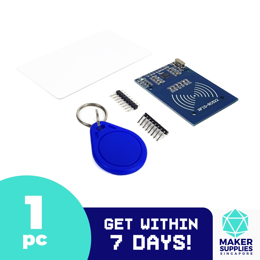 RFIDRC522 RFID Reader/Writer Mifare MFRC522 Set (includes RFID card